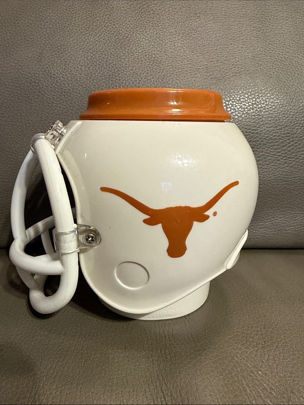 University of Texas Longhorns White & Burnt Orange Helmet Mug